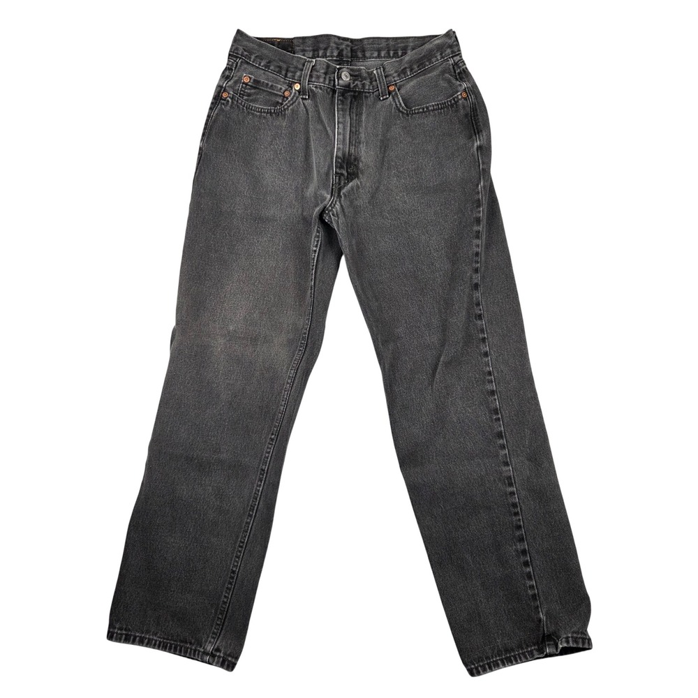 Levi's 550 Jeans Mens 33x32 Black Excellent Relaxed Fit Tapered Leg Denim